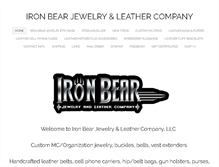 Tablet Screenshot of ironbearjewelry.com